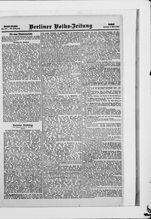 Berliner Volkszeitung vom 03.04.1908