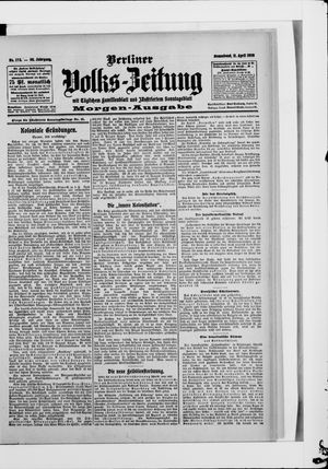 Berliner Volkszeitung vom 11.04.1908