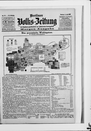 Berliner Volkszeitung vom 14.04.1908