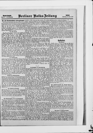 Berliner Volkszeitung vom 14.04.1908