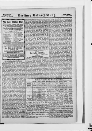 Berliner Volkszeitung vom 19.04.1908