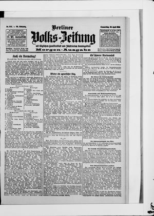 Berliner Volkszeitung on Apr 30, 1908