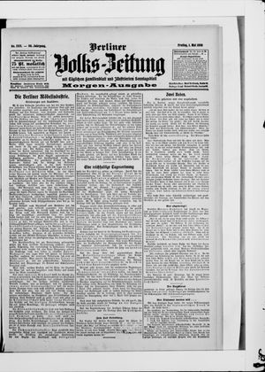 Berliner Volkszeitung vom 01.05.1908