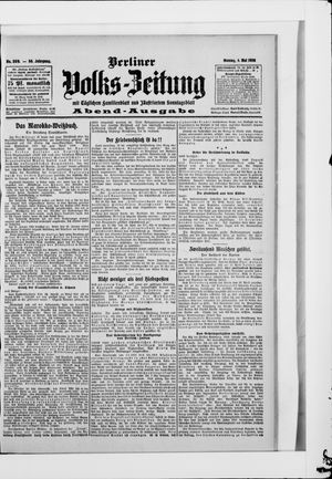 Berliner Volkszeitung vom 04.05.1908