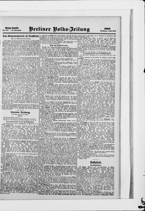 Berliner Volkszeitung vom 05.05.1908