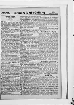 Berliner Volkszeitung vom 07.05.1908