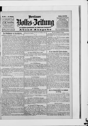 Berliner Volkszeitung vom 11.05.1908