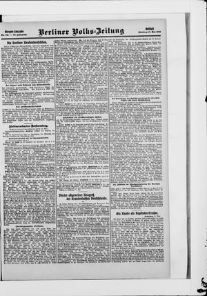 Berliner Volkszeitung on May 12, 1908