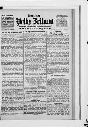 Berliner Volkszeitung vom 14.05.1908