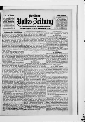 Berliner Volkszeitung on May 17, 1908