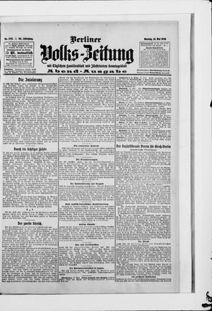 Berliner Volkszeitung vom 18.05.1908