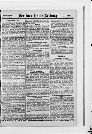 Berliner Volkszeitung vom 19.05.1908