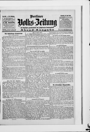 Berliner Volkszeitung vom 19.05.1908