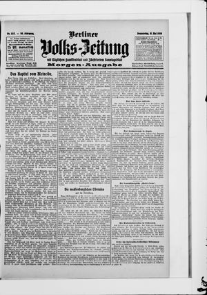 Berliner Volkszeitung vom 21.05.1908