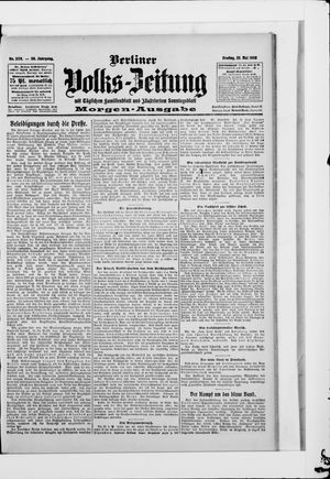 Berliner Volkszeitung vom 22.05.1908