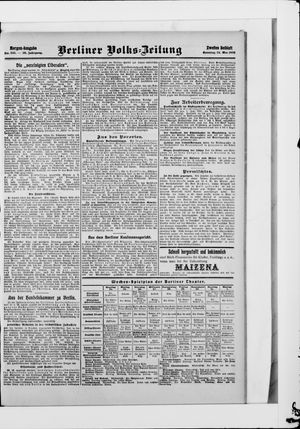 Berliner Volkszeitung vom 24.05.1908