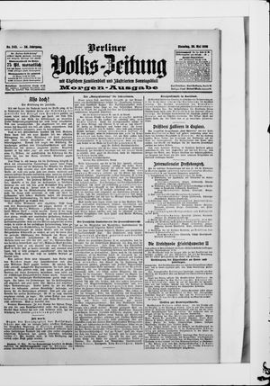 Berliner Volkszeitung vom 26.05.1908