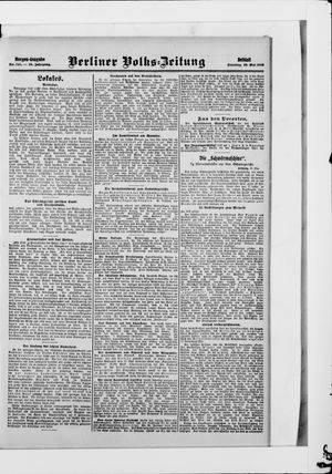 Berliner Volkszeitung vom 26.05.1908