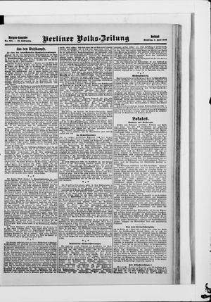 Berliner Volkszeitung vom 02.06.1908