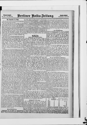 Berliner Volkszeitung vom 04.06.1908