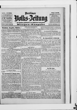 Berliner Volkszeitung vom 05.06.1908