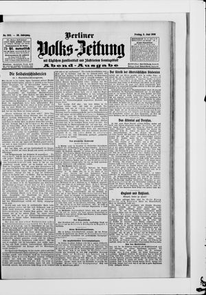 Berliner Volkszeitung vom 05.06.1908