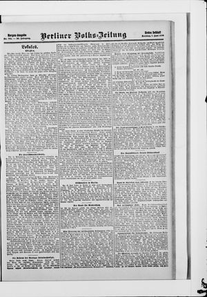 Berliner Volkszeitung vom 07.06.1908