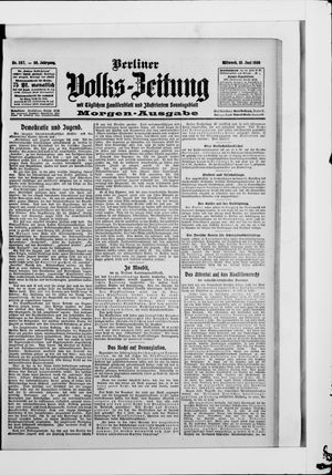 Berliner Volkszeitung vom 10.06.1908