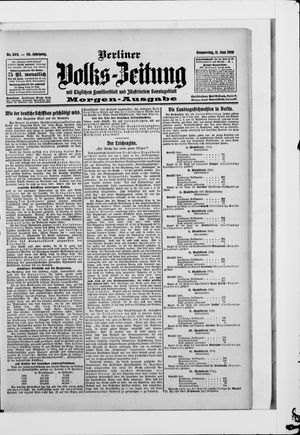 Berliner Volkszeitung vom 11.06.1908