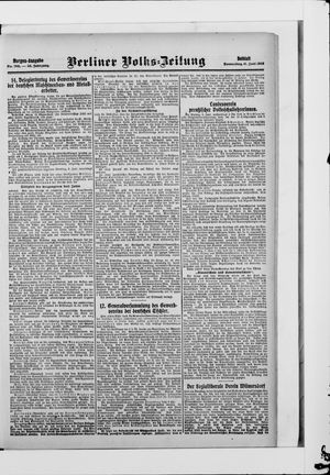 Berliner Volkszeitung vom 11.06.1908