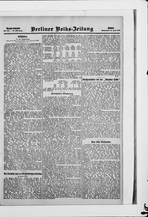 Berliner Volkszeitung vom 13.06.1908