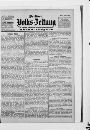 Berliner Volkszeitung vom 15.06.1908