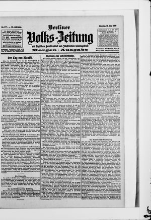 Berliner Volkszeitung vom 16.06.1908