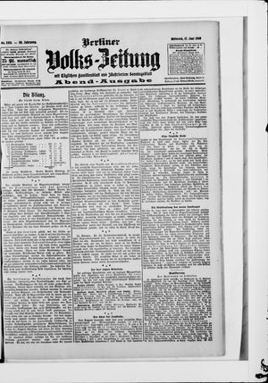 Berliner Volkszeitung vom 17.06.1908