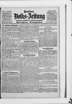 Berliner Volkszeitung vom 19.06.1908