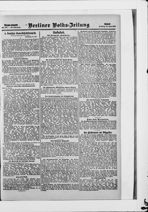 Berliner Volkszeitung vom 23.06.1908