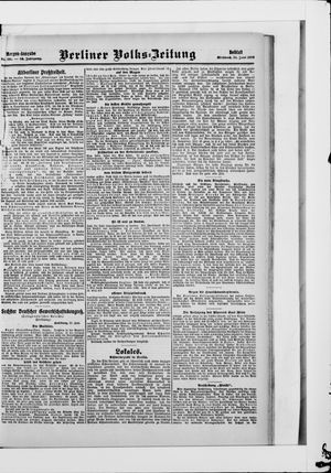 Berliner Volkszeitung on Jun 24, 1908