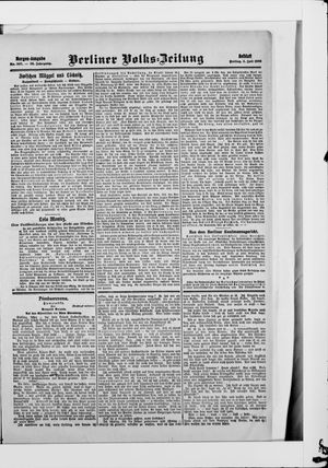 Berliner Volkszeitung vom 03.07.1908
