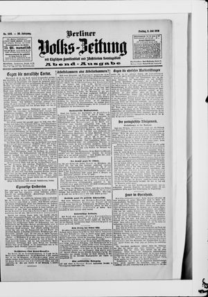 Berliner Volkszeitung vom 03.07.1908
