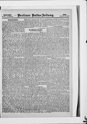 Berliner Volkszeitung vom 08.07.1908