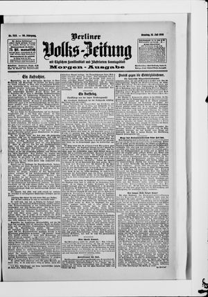Berliner Volkszeitung on Jul 12, 1908
