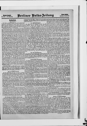 Berliner Volkszeitung vom 12.07.1908