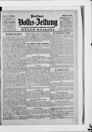 Berliner Volkszeitung vom 13.07.1908