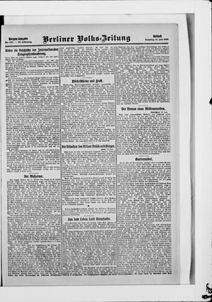 Berliner Volkszeitung vom 14.07.1908