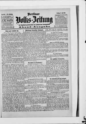 Berliner Volkszeitung vom 17.07.1908