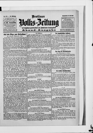 Berliner Volkszeitung vom 18.07.1908