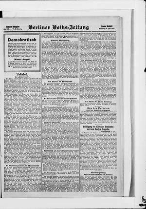 Berliner Volkszeitung vom 19.07.1908
