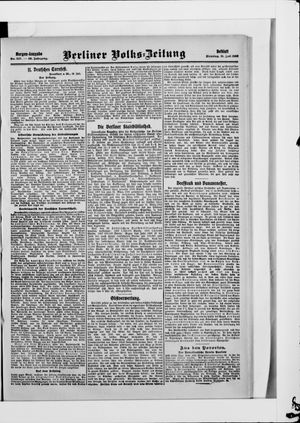 Berliner Volkszeitung vom 21.07.1908