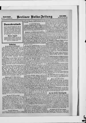 Berliner Volkszeitung vom 26.07.1908