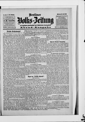 Berliner Volkszeitung vom 29.07.1908